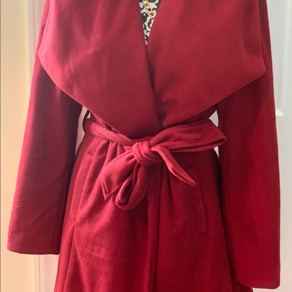 NWOT Faux Wool Coat Size Large - Picture 4 of 5